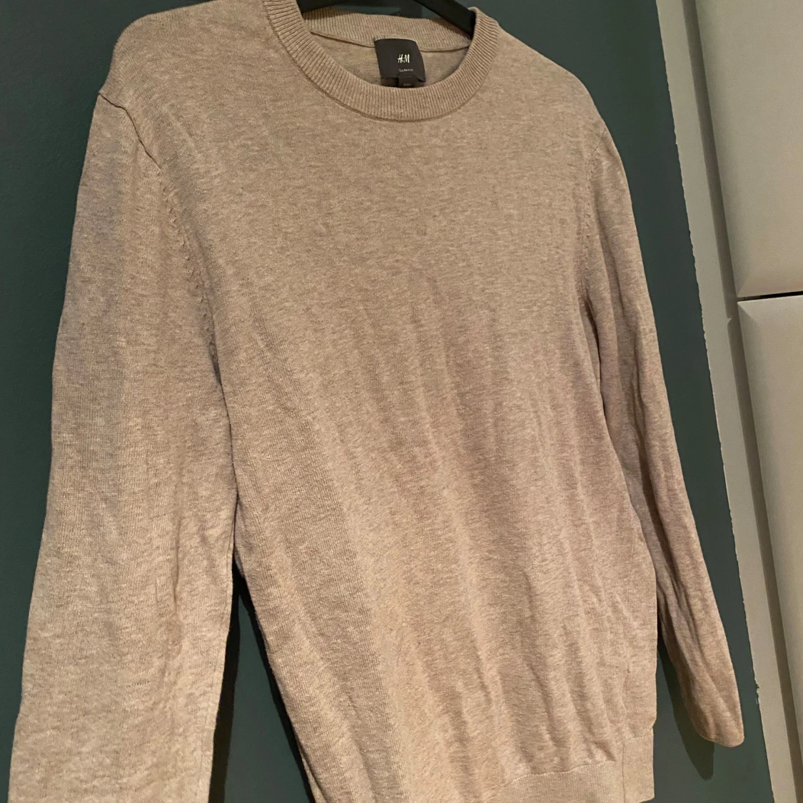 Beige slim fit tröja från H&M - 1