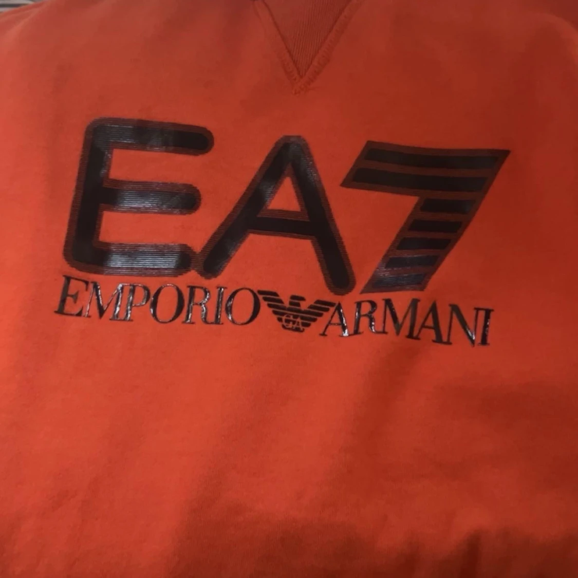 Orange EA7 Emporio Armani sweatshirt - 2