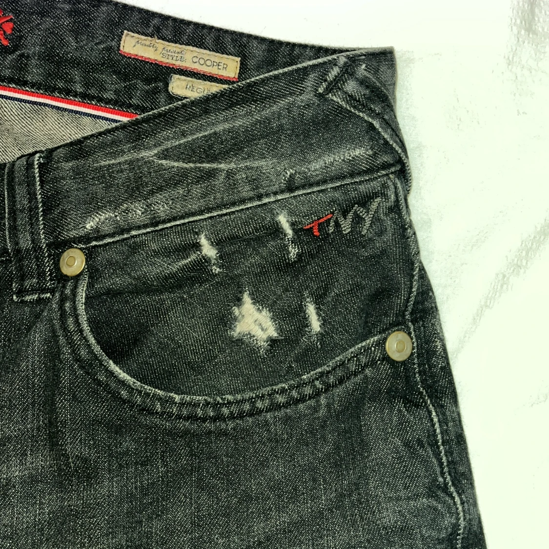 Svarta jeansbyxor från Tribeca - 3