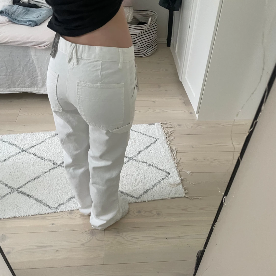 Vita byxor från Zara