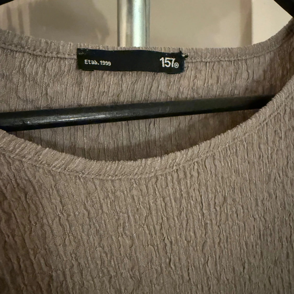 Grå långärmad topp från lager 157 - 2