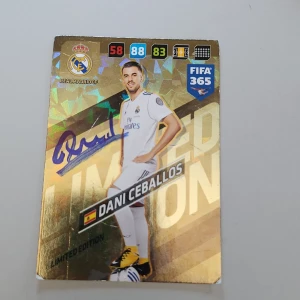  Signerat Real Madrid fotbollkort Dani Ceballos - Signerat fotbollskort