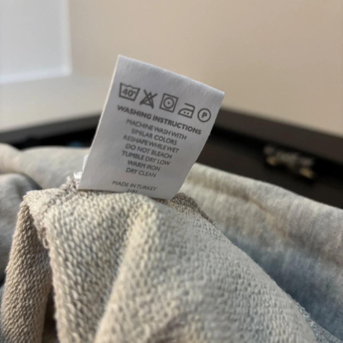 Grå Lexington sweatshirt i bomull M - 4