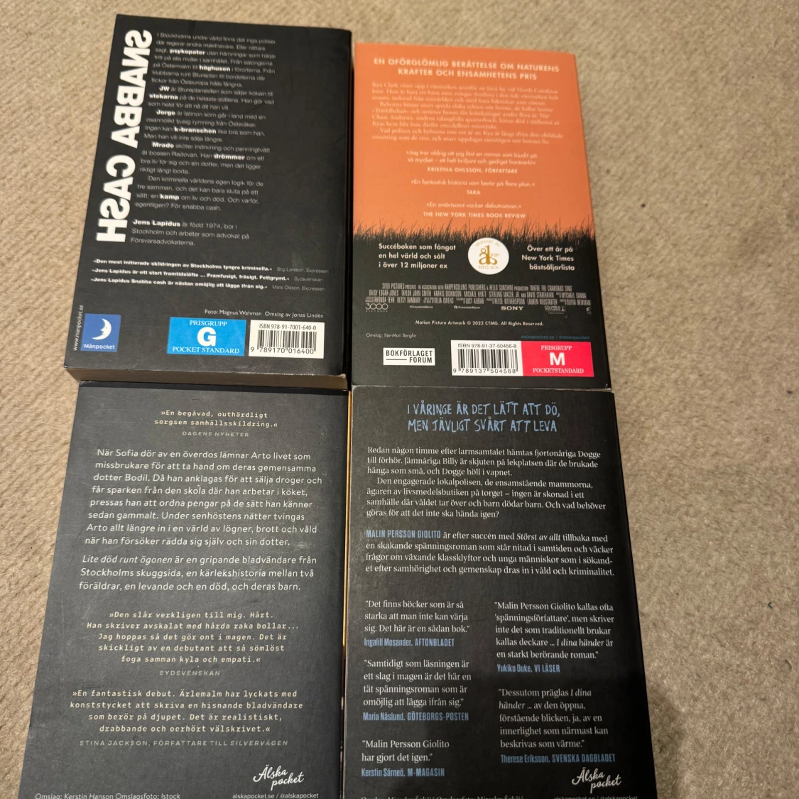 Snabba Cash, Lite död runt ögonen, i dina händer & där kräftorna sjunger - 1