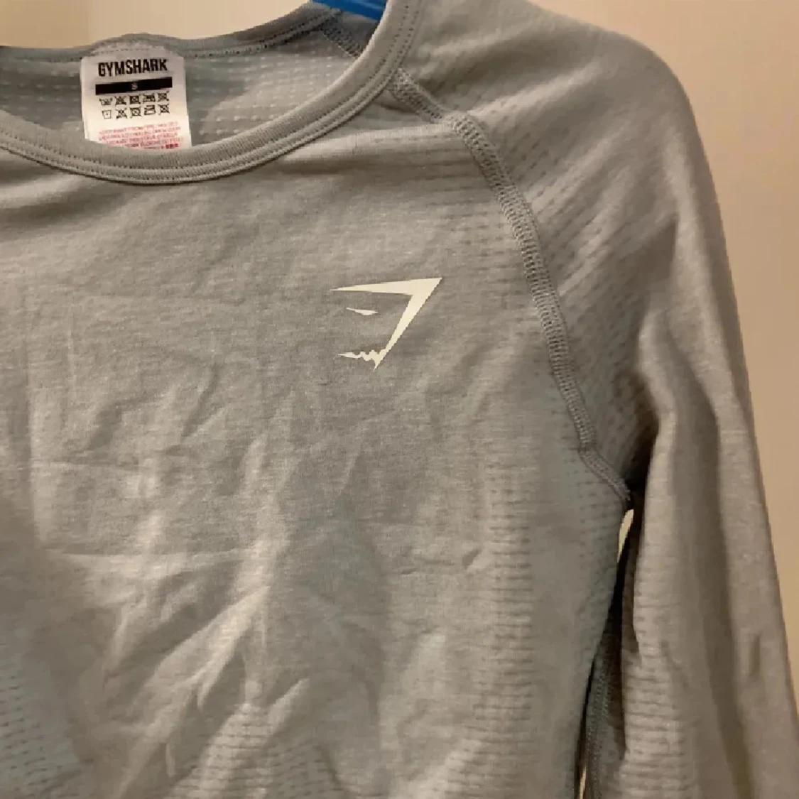 Gymshark Vital Seamless 2.0 Long Sleeve Crop Top - Light Grey Marl - 2