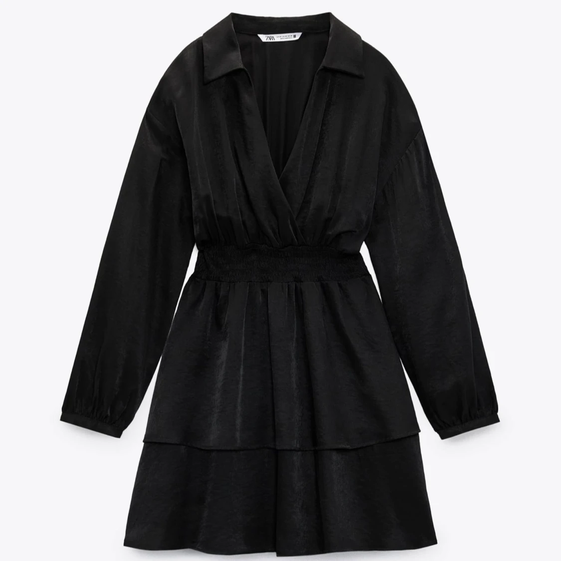 Svart omlottklänning från Zara - 2