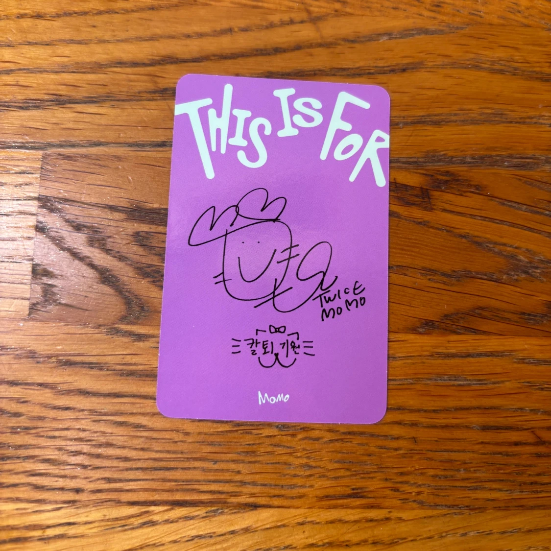 Twice Momo photocard  - 3