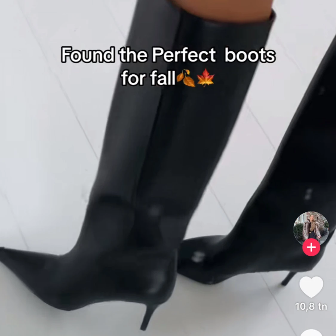 Svarta stövlar med klack från H&M - 2