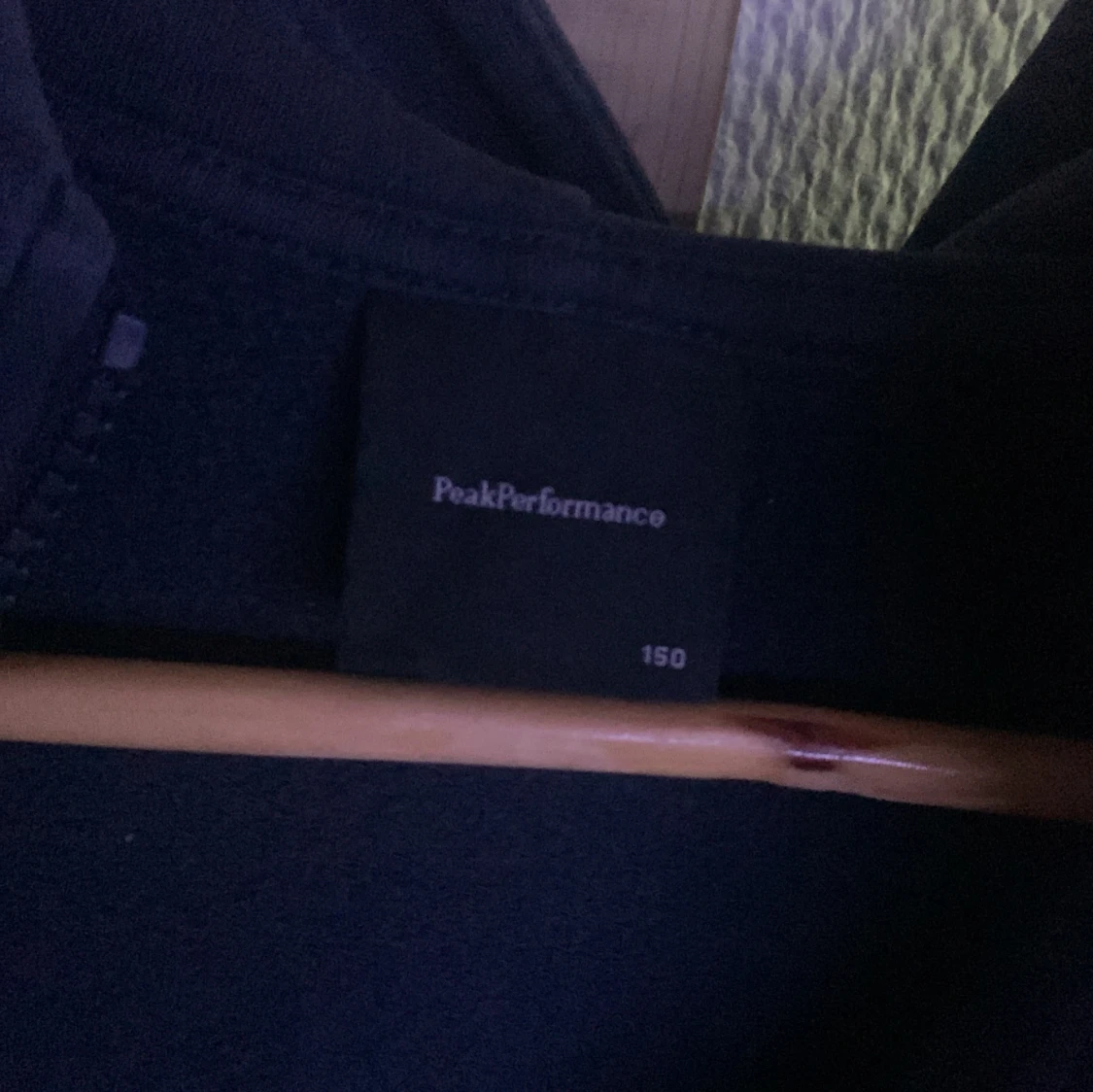 Svart hoodiejacka Peak Performance - 1