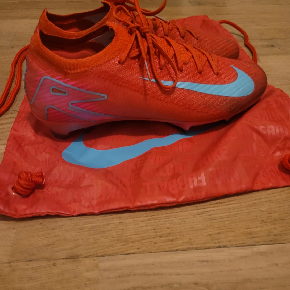 Nike mercurial vapor 16 elite röd/blå - 1