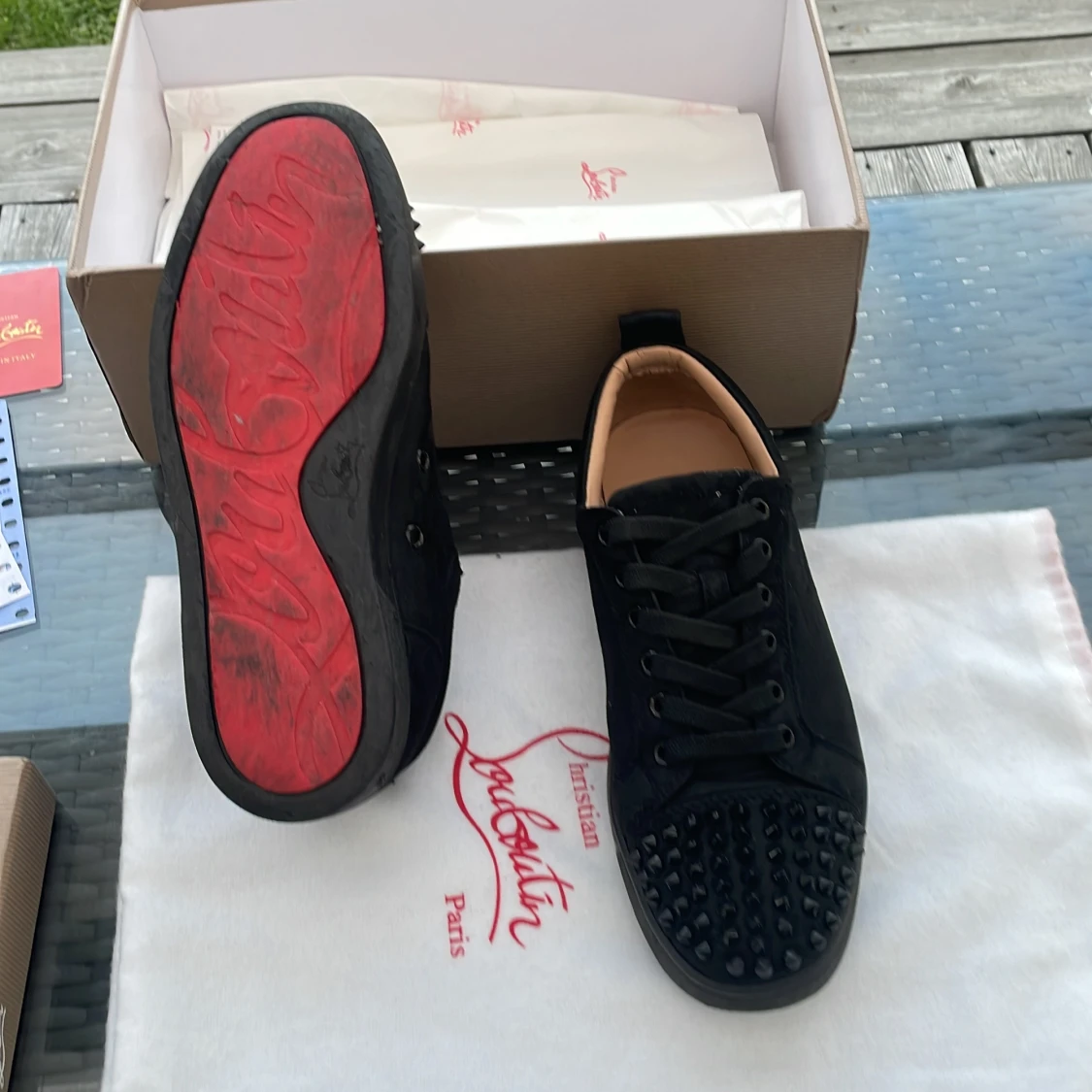 Svarta sneakers från Christian Louboutin - 2