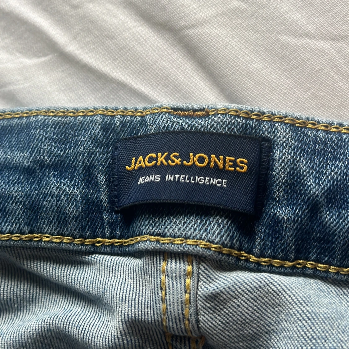 Jack and Jones blå jeans herr 28/32 slim Glenn - 4