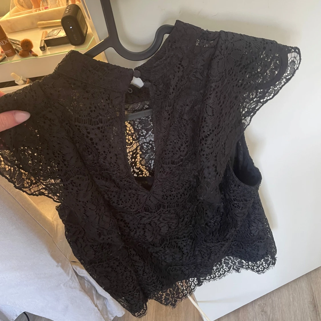 Svart spetsblus  - 1