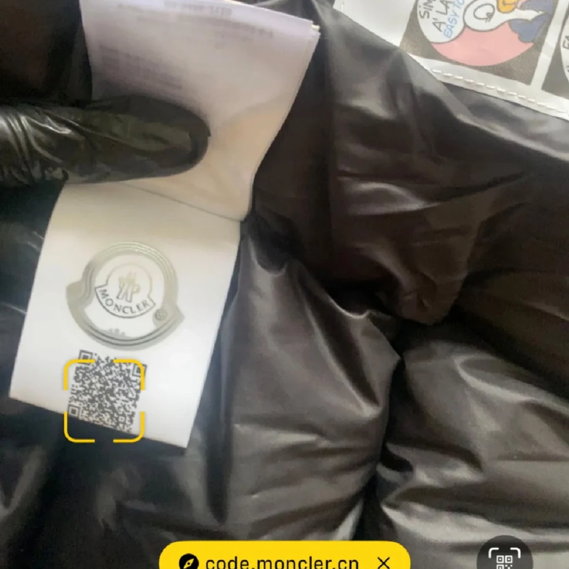 Svart dunväst från Moncler - 2