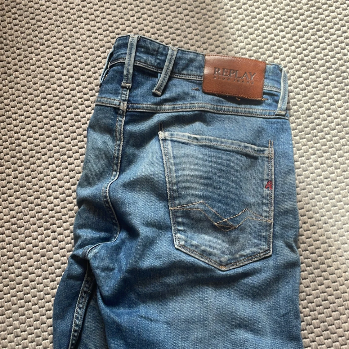 Blå Replay Anbass jeans herr - 2