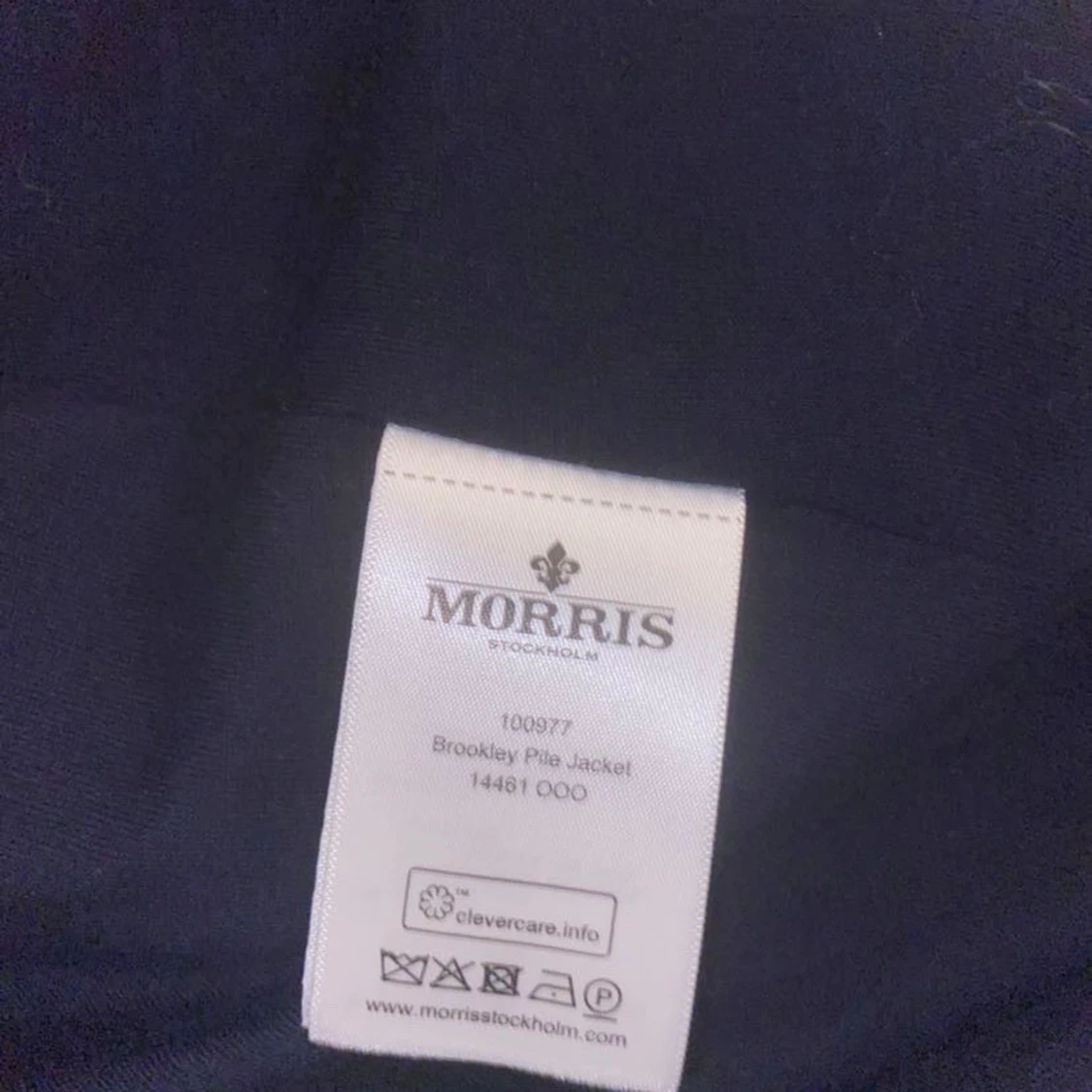 Vit teddyjacka från Morris Stockholm - 2