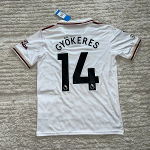 Gyökeres Arsenal third shirt 25/26 - Hejsan! Helt ny Gyökeres-tröja med Premier League-märke. Helt oanvänd. Skaffa din innan Premier League starten 🫱🏻🫲🏻  Anledningen till att dessa tröjor kostar lite mer än de andra är att jag betalade för FedEx expressfrakt och tull, och jag vill ge dig chansen att få tröjan innan ligan drar igång 🤝🏼  Ha en trevlig helg  Zorro 🫱🏻🫲🏻 