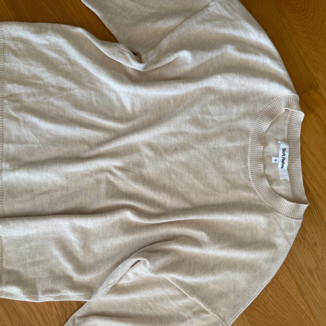 Beige stickad tröja från Soft Rebels - 1