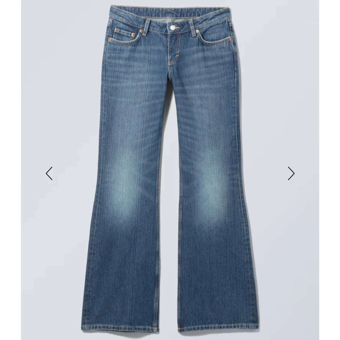 Weekday Nova Bootcut Jeans blå