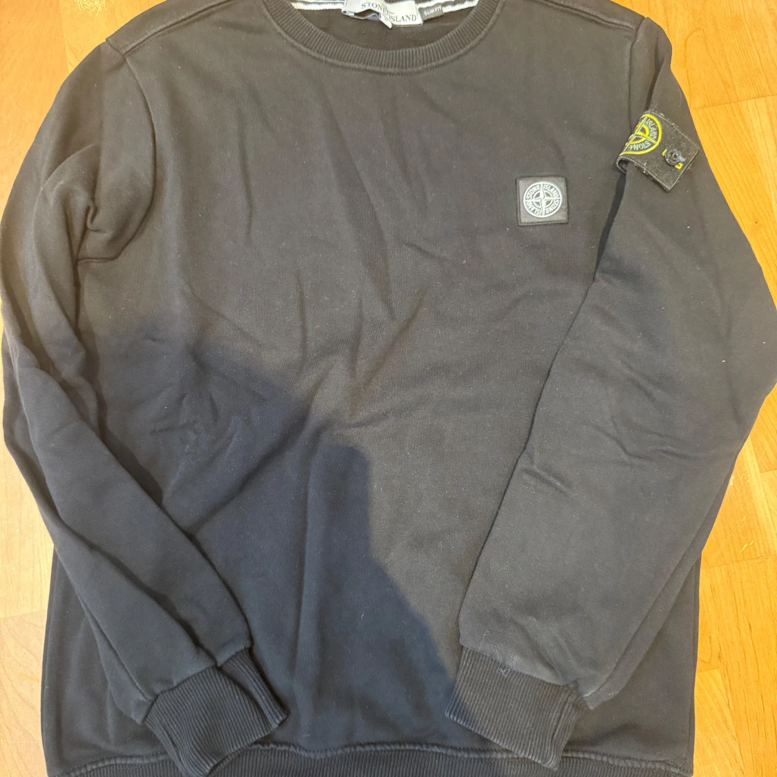 Svart sweatshirt från Stone Island