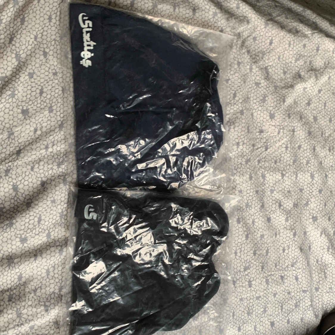 Blå mössor från States