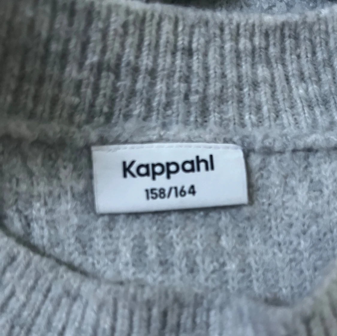 Grå stickad tröja🫶 - 4