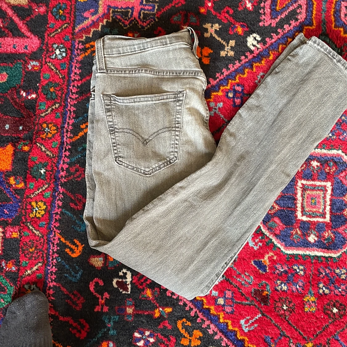 Grå Levi's 501 jeans slim - 2