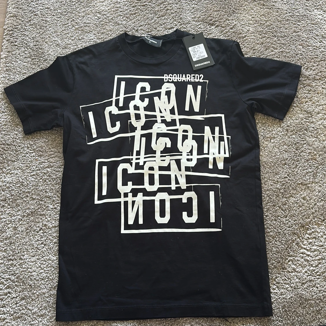 Svart Dsquared2 Icon t-shirt M
