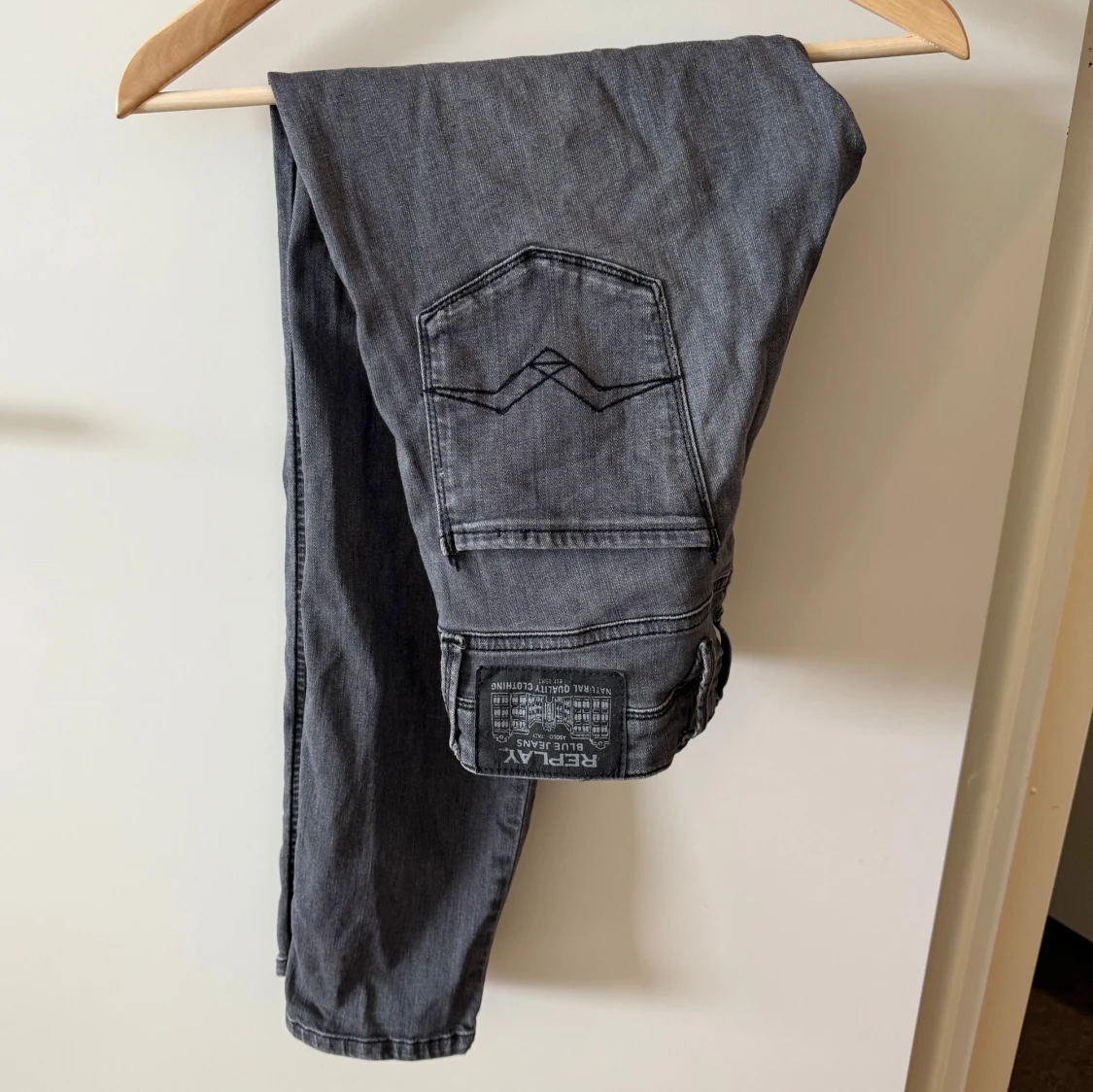 Replay grå jeans straight fit - 1