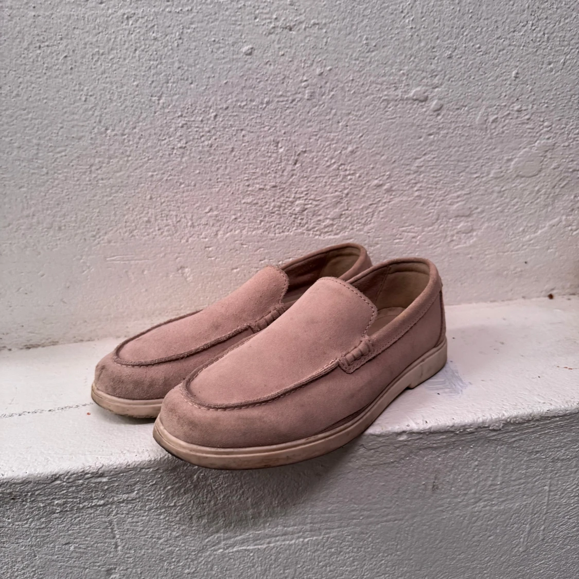 Beige mockaloafers - 2