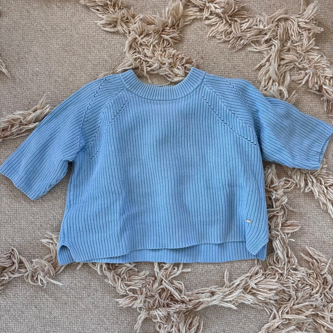 Blåa trekvarts tröja🩵 - 1