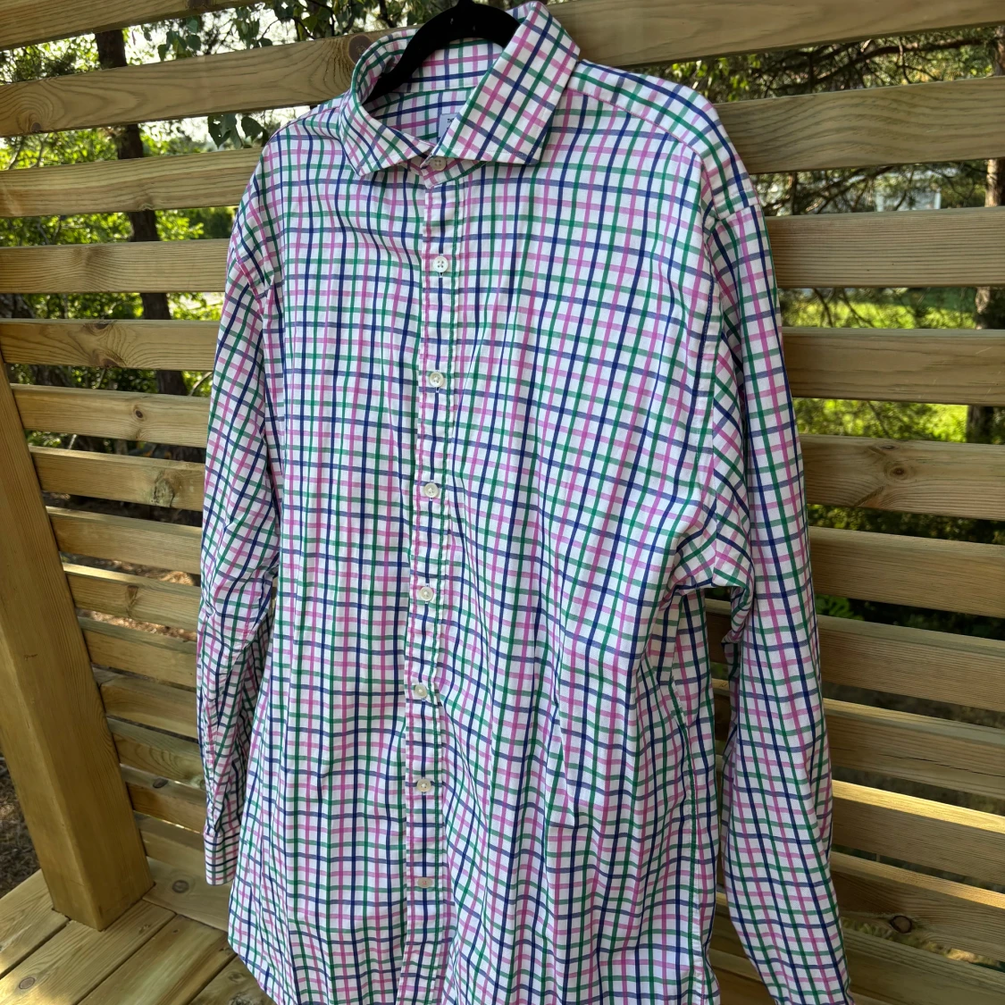 Rutig skjorta från The Shirt Factory - 1