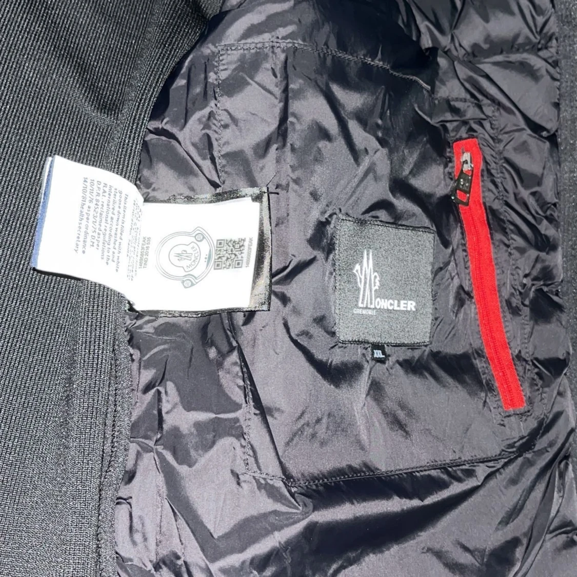 Svart Moncler cardigan med huva - 2