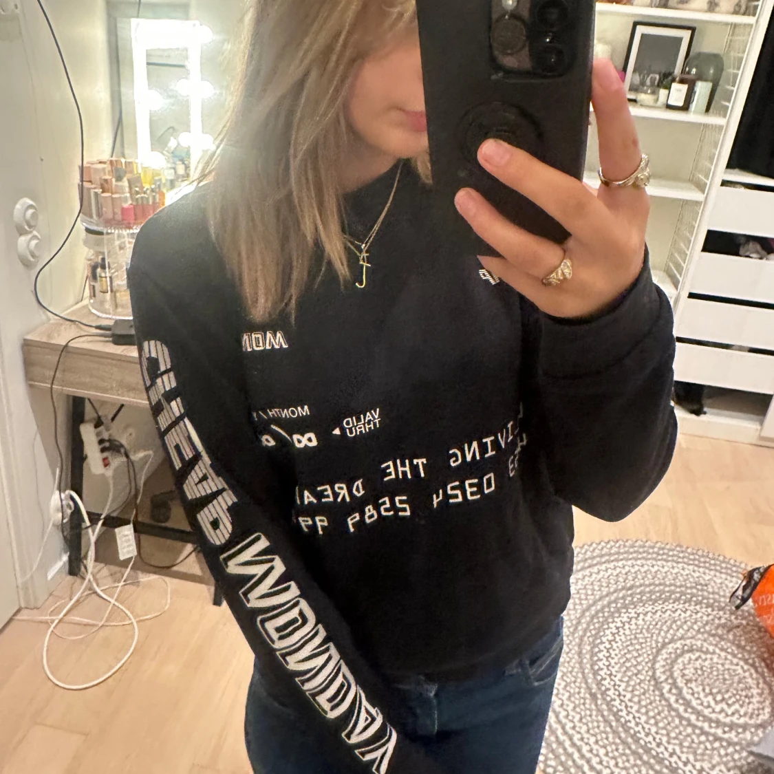 Svart sweatshirt med tryck från Cheap Monday - 2