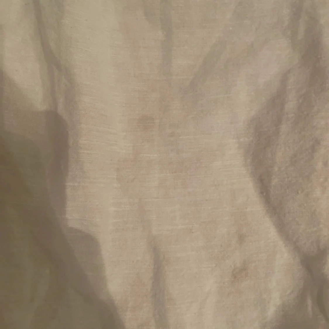 Vita linnebyxor med snörning - 3