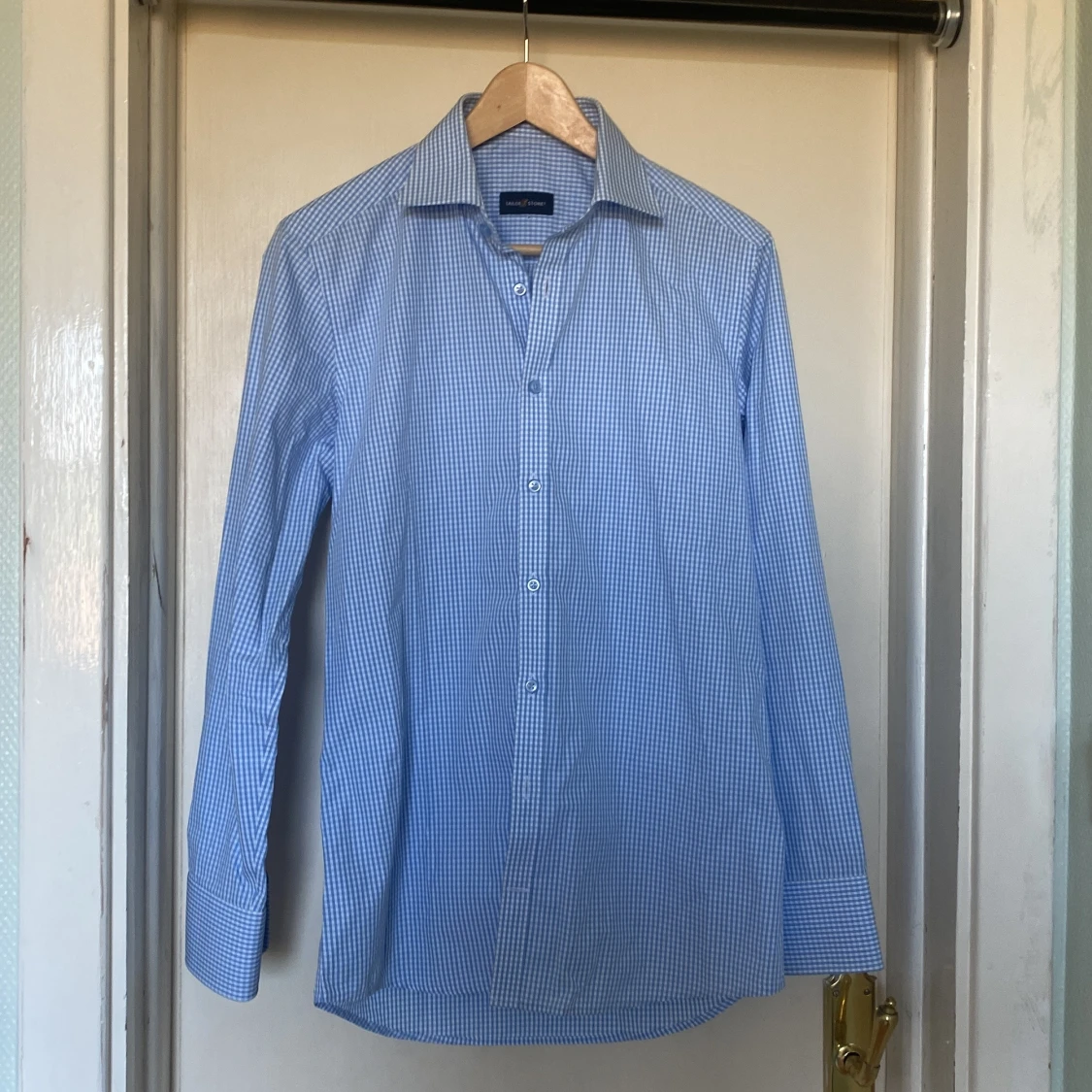 Blårutig skjorta från Tailor Store