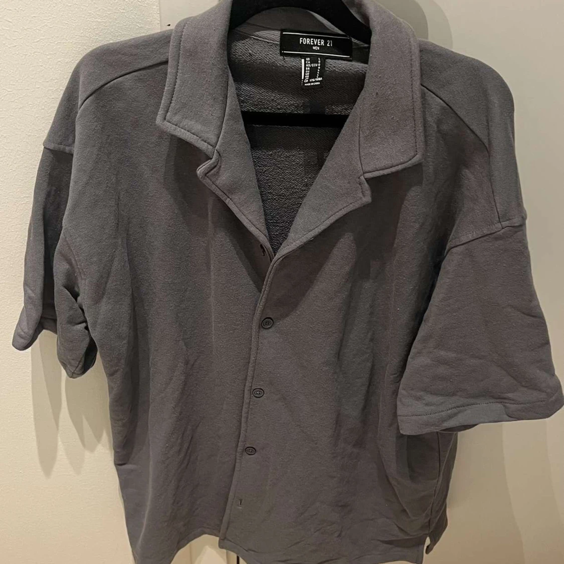 Grå kortärmad skjorta Forever 21