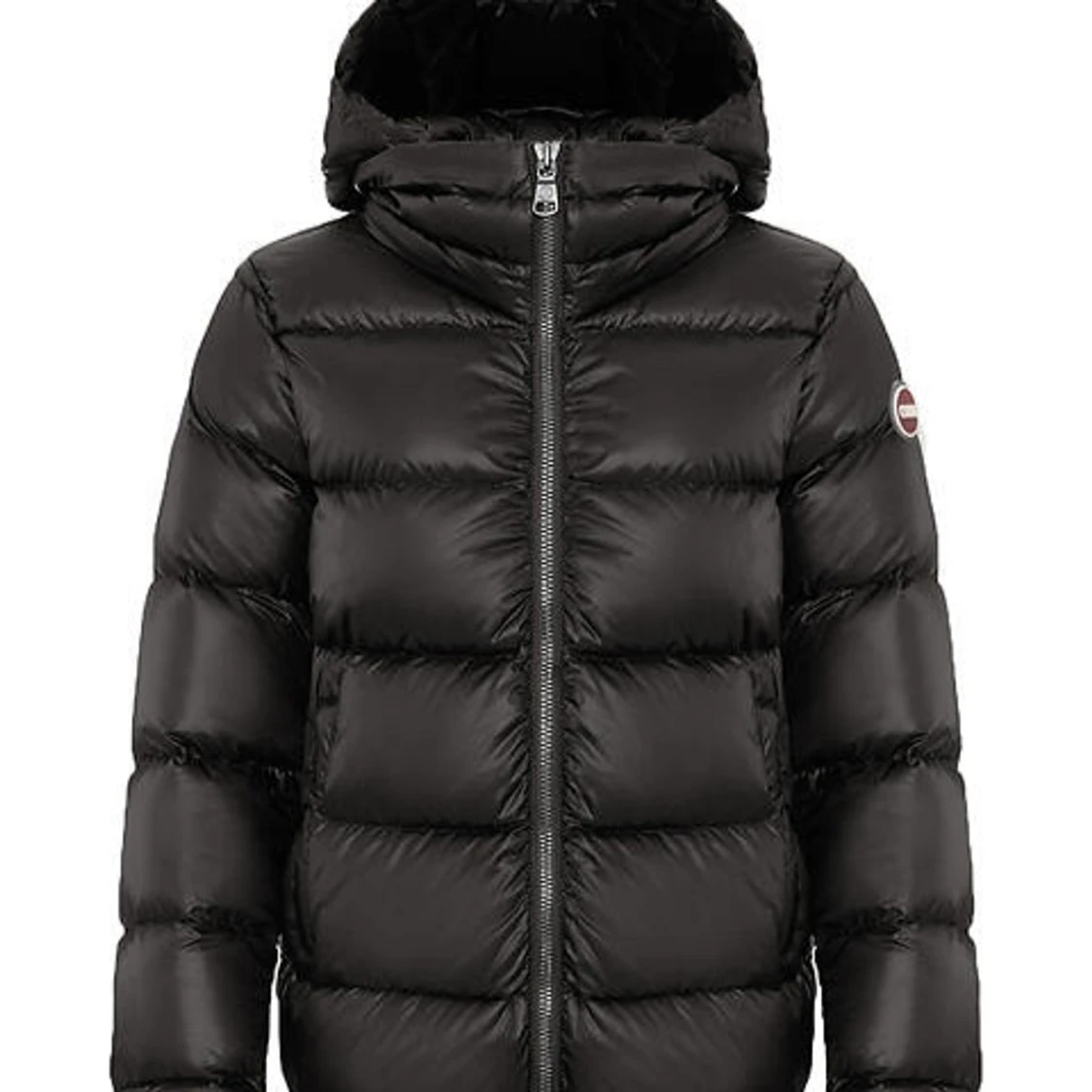 Svart Colmar pufferjacka med huva - 3