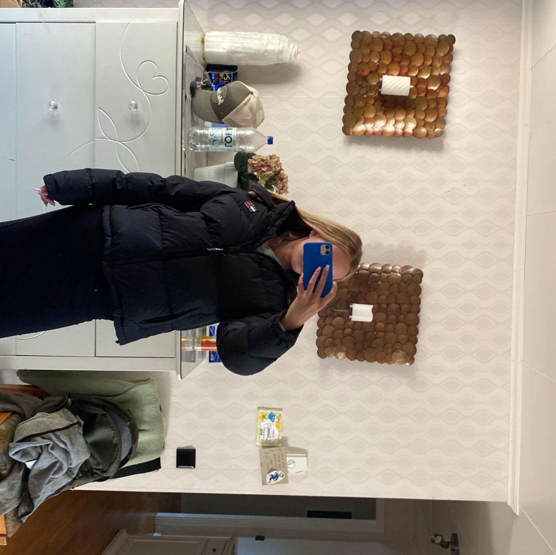 Svart pufferjacka Tommy Jeans M - 3