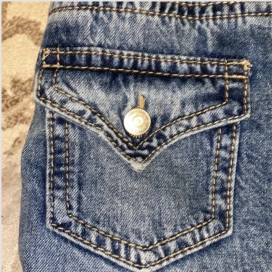 Blå jeanskjol från Gina Tricot - 4