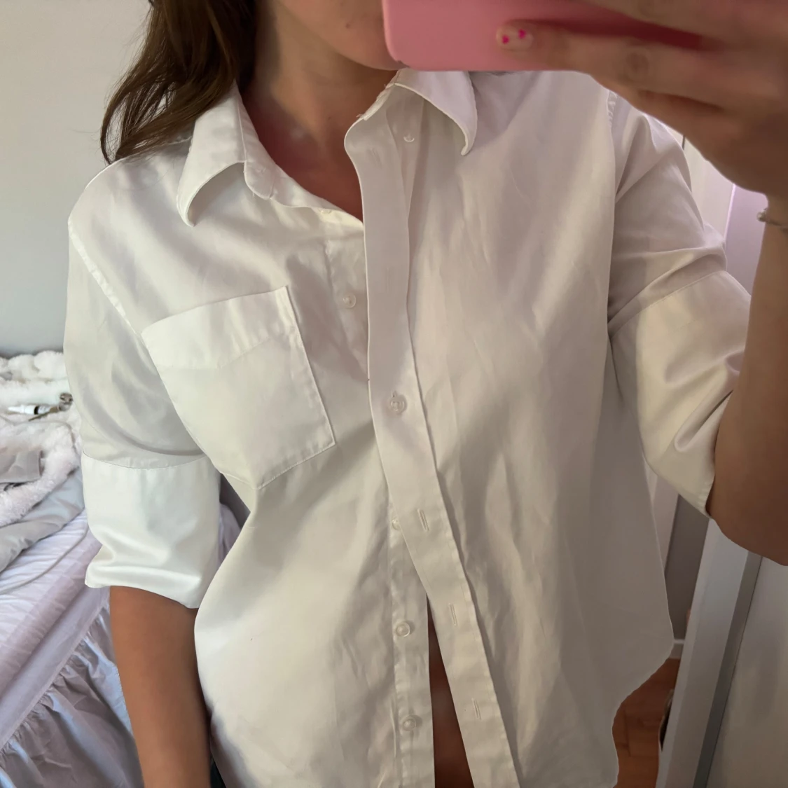 Vit klassisk skjorta - 1