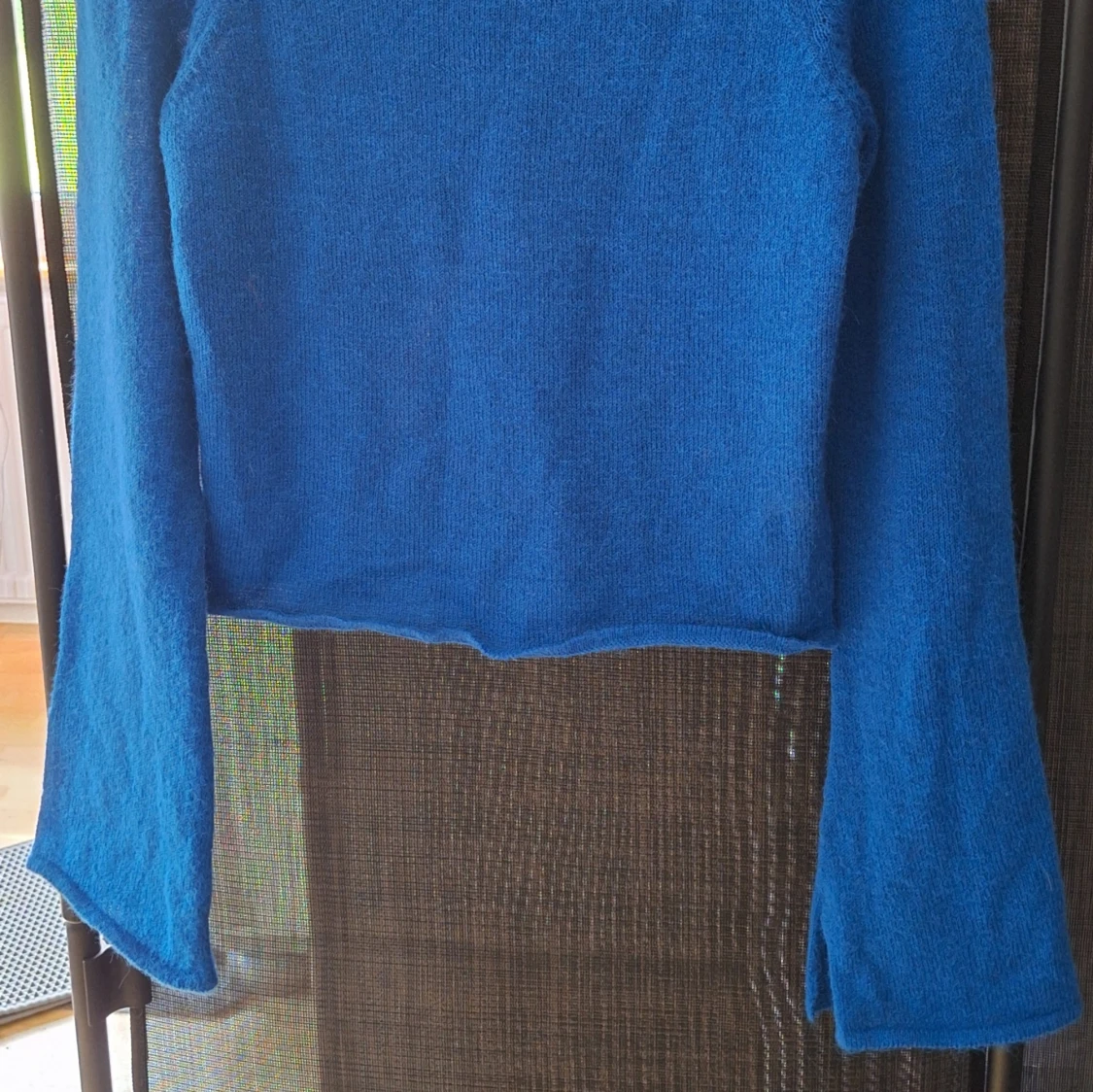 Blå stickad tröja från asos - 1