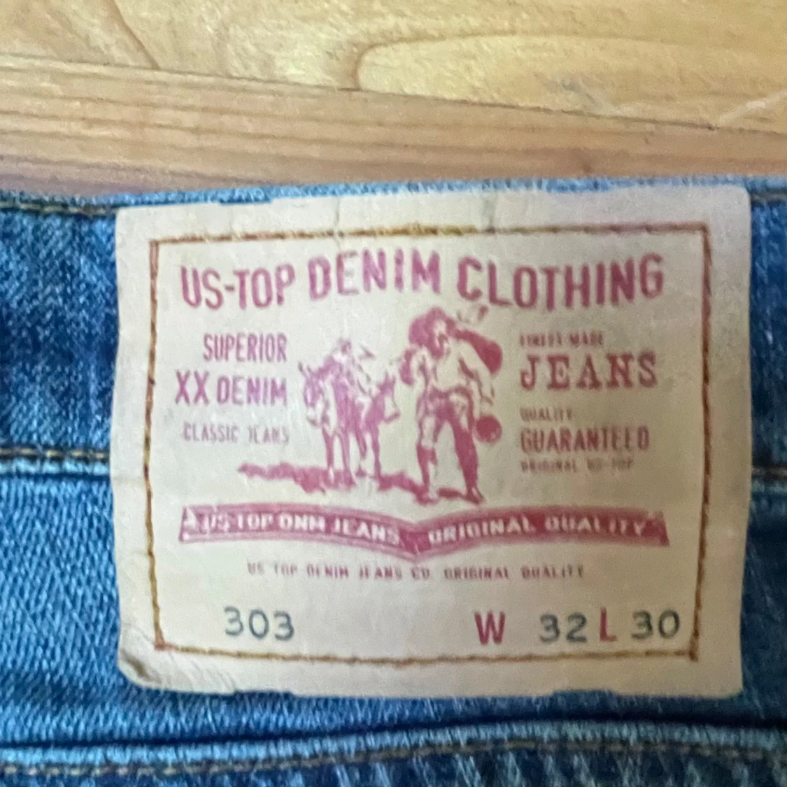 Blå jeans från US-Top Denim, 32/30 - 2