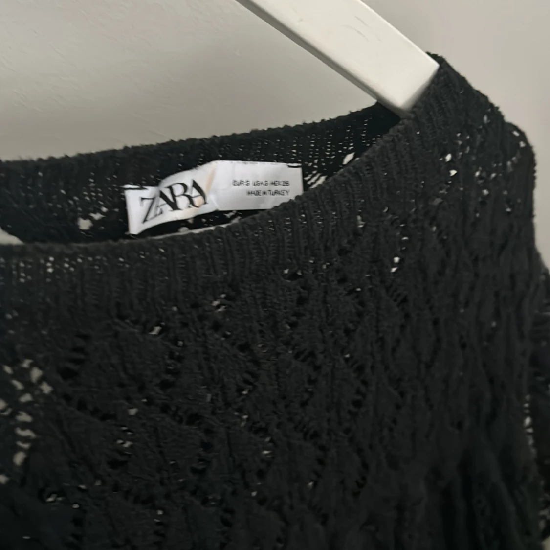 Svart spetsblus från Zara - 1