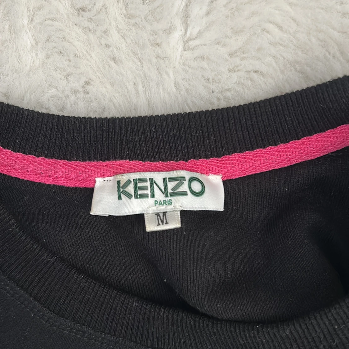Svart Kenzo sweatshirt med tigerbrodyr - 2