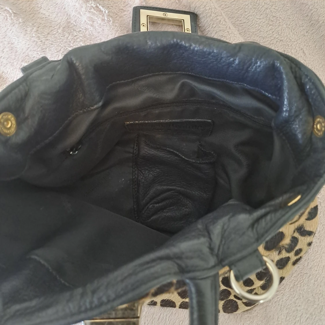 Y2k Leopardmönstrad handväska  - 3