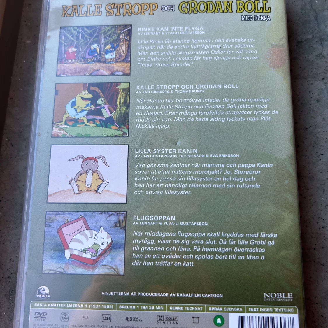 Kalle stropp & grodan boll dvd - 1