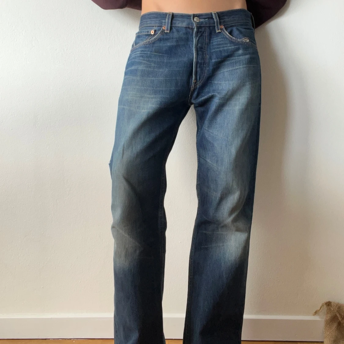Levi's 501 blå jeans bootcut