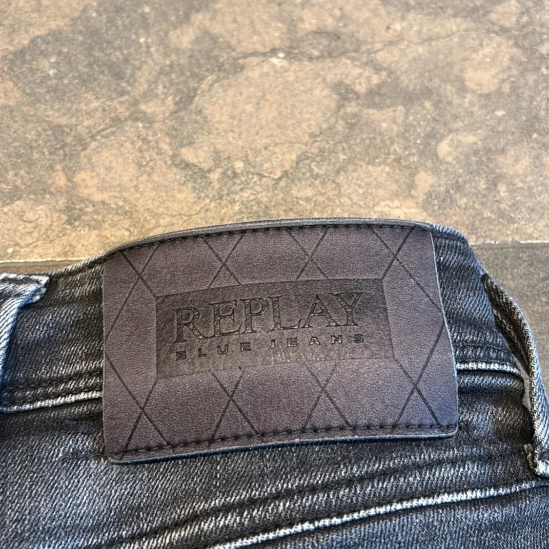 Replay skinny jeans i grå denim - 91