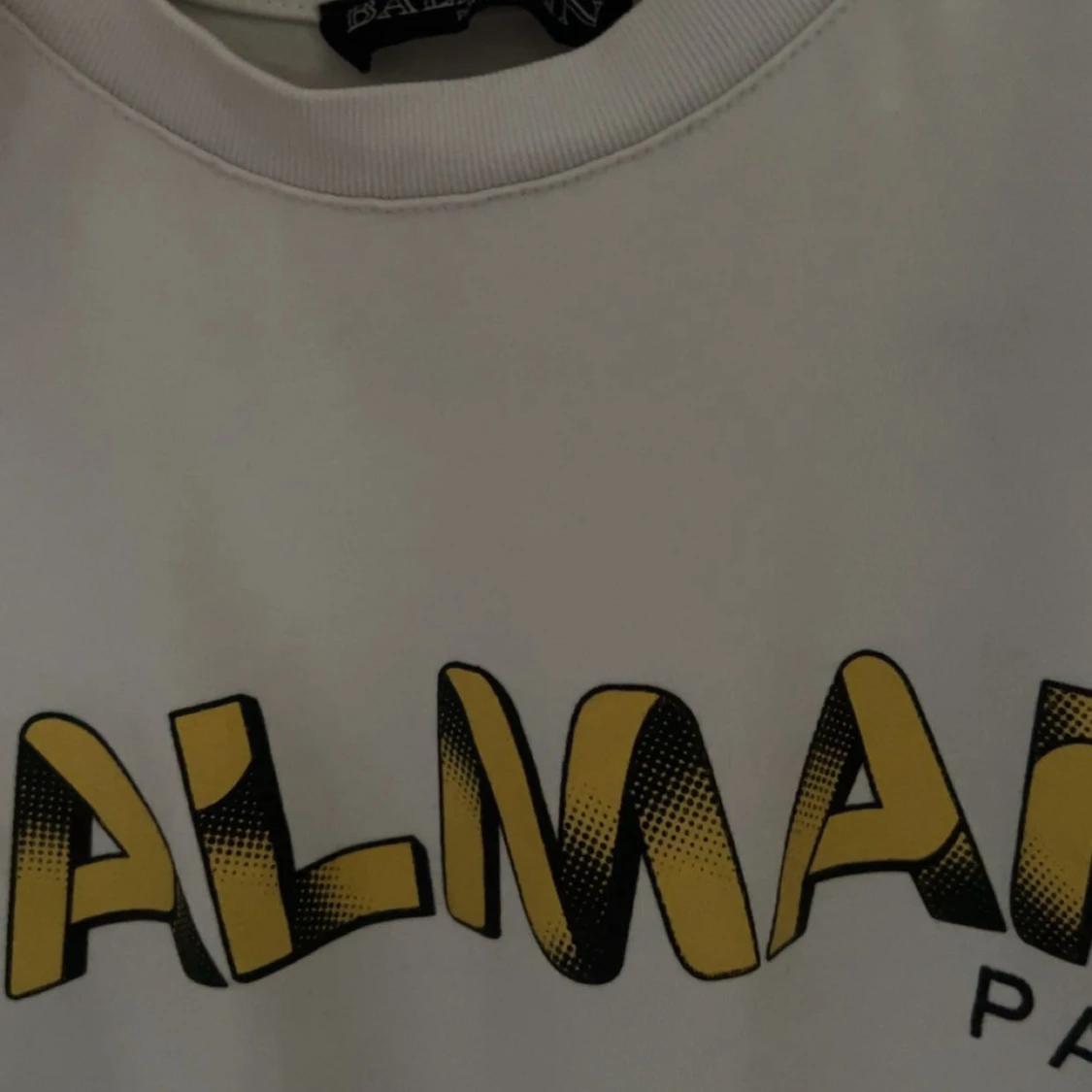Vit Balmain Paris t-shirt - 1